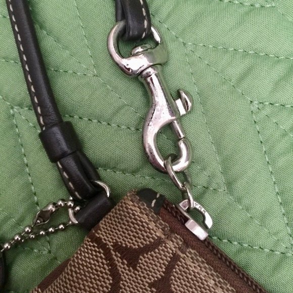 Coach Signature Wristlet - Picture 2 of 8